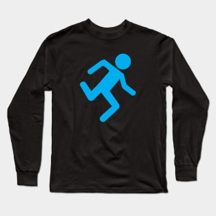 Portal guy blue Long Sleeve T-Shirt